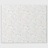 Annie Confetti Waterverf Stippen Wrapping Paper Cadeaupapier (Vlak)