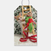 Annie en Elf - Cat / Kitten Gift Label Cadeaulabel (Voorkant)