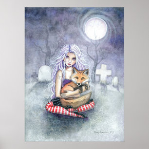 Annie Fox Gothic Girl en Fox Poster