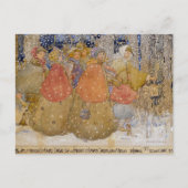  Annie Frans "Christmas Caroling " Briefkaart (Voorkant)