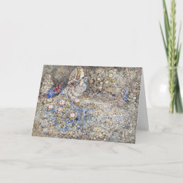 Annie French De dame in het Roos Tuin Notitiekaartje