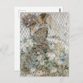 Annie French illustratie "De Roos" uit vroeger tij Briefkaart (Voorkant / Achterkant)