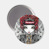 Annie Gothic Victoriaans Fae Magnet (Voorkant / Achterkant)
