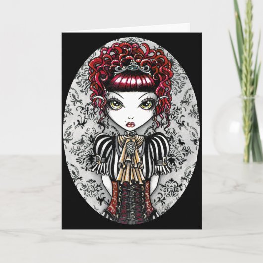 Annie Gothic Victorian Fae Card Kaart (Voorkant)