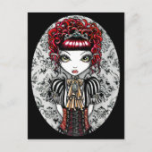 Annie Gothic Victorian Fae Postcard Briefkaart (Voorkant)