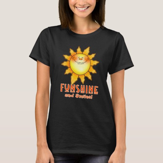 Annie Lang Funshine Sunshine T-shirt (Voorkant)