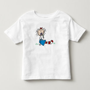 Annie ligt in het gras met Shirt