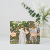 Annie, Lily, Lily, Roos van John Singer Sargent Briefkaart (Staand voorkant)