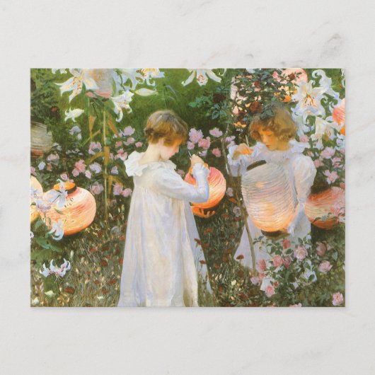 Annie, Lily, Lily, Roos van John Singer Sargent Briefkaart (Voorkant)