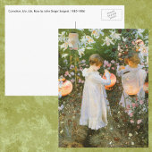 Annie, Lily, Lily, Roos van John Singer Sargent Briefkaart