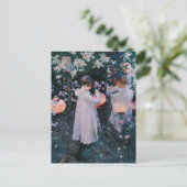 Annie, Lily, Lily, Roos van John Singer Sargent Briefkaart (Staand voorkant)