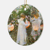Annie, Lily, Lily, Roos van John Singer Sargent Keramisch Ornament (Links)