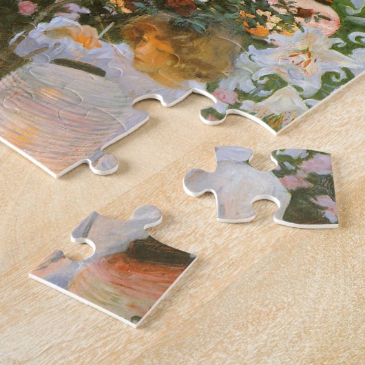 Annie, Lily, Lily, Roos van John Singer Sargent Legpuzzel (Zijkant)