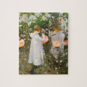 Annie, Lily, Lily, Roos van John Singer Sargent Legpuzzel (Verticaal)