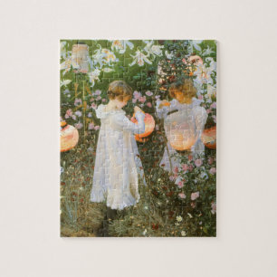 Annie, Lily, Lily, Roos van John Singer Sargent Legpuzzel