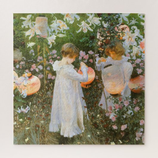 Annie, Lily, Lily, Roos van John Singer Sargent Legpuzzel (Verticaal)