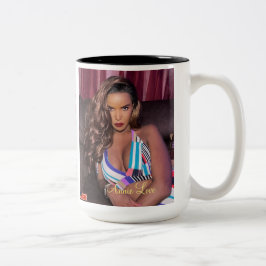 ANNIE LOVE Two-Tone Mok, 15 oz Tweekleurige Koffiemok