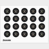Annie Miss Hannigan's School Ronde Sticker (Vel)