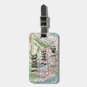 Annie NYC bagagelabel (Voorkant verticaal)