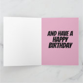 ANNIE OAKLEY AIMING PISTOOL, BIRTHDAY WENSKAARTEN KAART (Binnen)