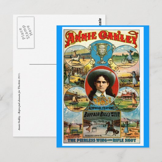 Annie Oakley - Briefkaart (Voorkant / Achterkant)