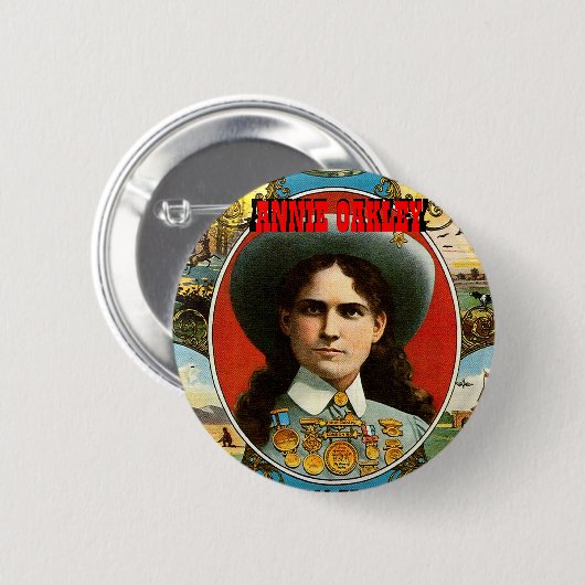 Annie Oakley - Button (Voorkant /achterkant)