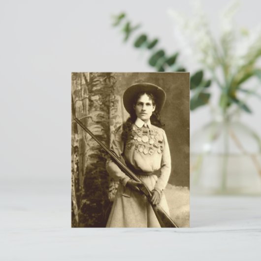 Annie Oakley Classic Briefkaart (Staand voorkant)