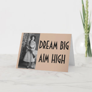 Annie Oakley Funny Cowgirl-kaarten Je personalisee Kaart