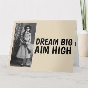 Annie Oakley Grappige Cowgirl Verjaardagskaarten Kaart