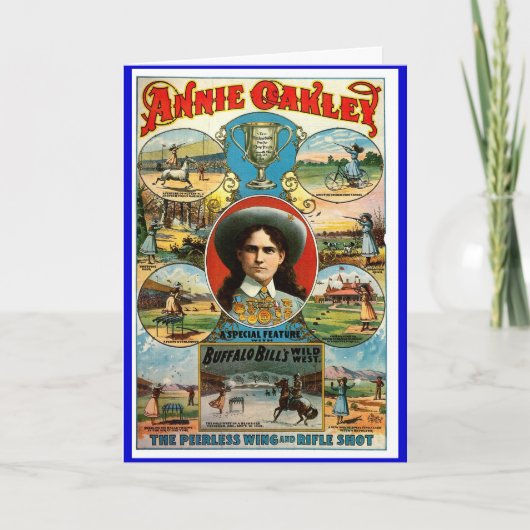 Annie Oakley - Kaart (Voorkant)