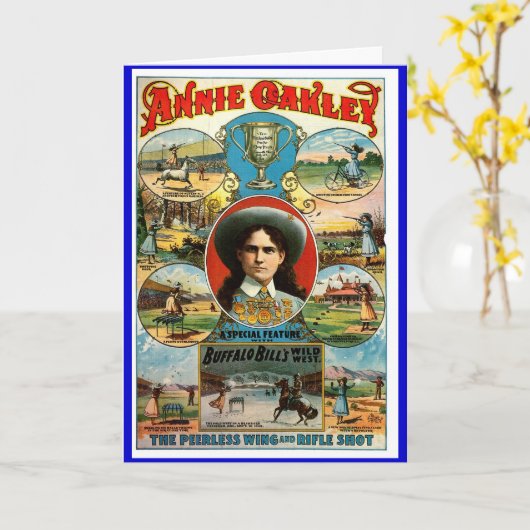 Annie Oakley - Kaart (Gele Bloem)