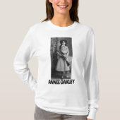 ANNIE OAKLEY MET PISTOLEN LADIES WOMENS T-SHIRTS (Voorkant)