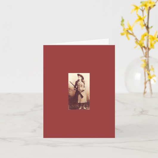 Annie Oakley Note Card Kaart (Gele Bloem)