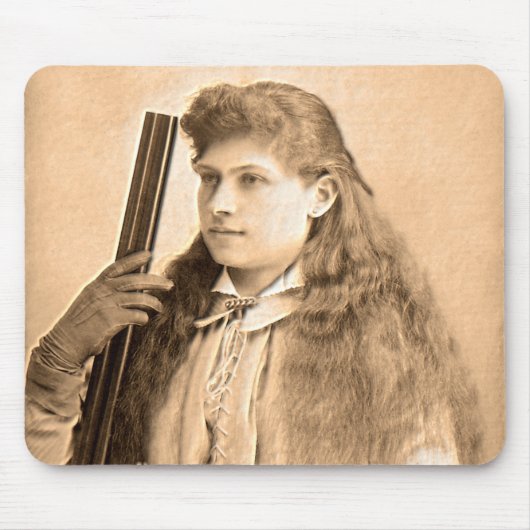 Annie Oakley Portrait Muismat (Voorkant)