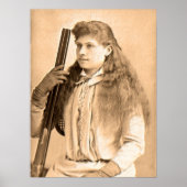 Annie Oakley Portrait Poster (Voorkant)