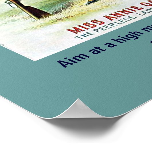 Annie Oakley Quotation Poster (Hoek)