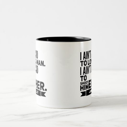 Annie Oakley Quote Coffee Mok (Center)