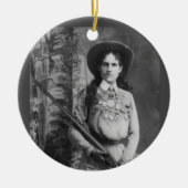 ANNIE OAKLEY SCHERPE SHOOTER KERST ORNAMENT (Voorkant)