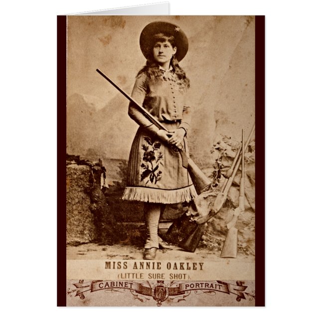 Annie Oakley Sepia (Voorkant)