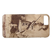 Annie Oakley Sepia Case-Mate iPhone Case (Achterkant (Horizontaal))