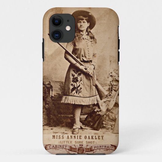 Annie Oakley Sepia Case-Mate iPhone Case (Achterkant)