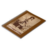 Annie Oakley Sepia Notitieboek (Linkerzijde)