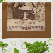 Annie Oakley Sepia Theedoek (Gevouwen)