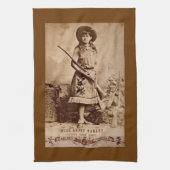 Annie Oakley Sepia Theedoek (Verticaal)