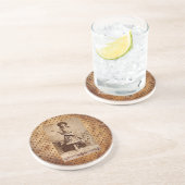 Annie Oakley Sepia Zandsteen Onderzetter (Zijkant)