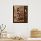Annie Oakley Sharpschutter Poster (Keuken)