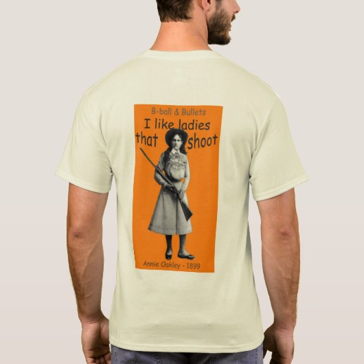 Annie Oakley Sharpschutter T-shirt (Achterkant)