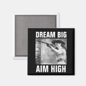 ANNIE OAKLEY WITH GUN, FRIDGE MAGNET (Voorkant / Achterkant)