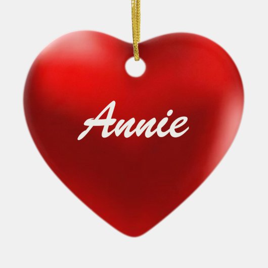 Annie Ornament Heart (Voorkant)