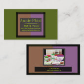 Annie Phiri Visitekaartje Informatiekaartje (Voorkant / Achterkant)